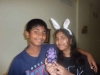 Pooja and Puneet with their Easter Egg